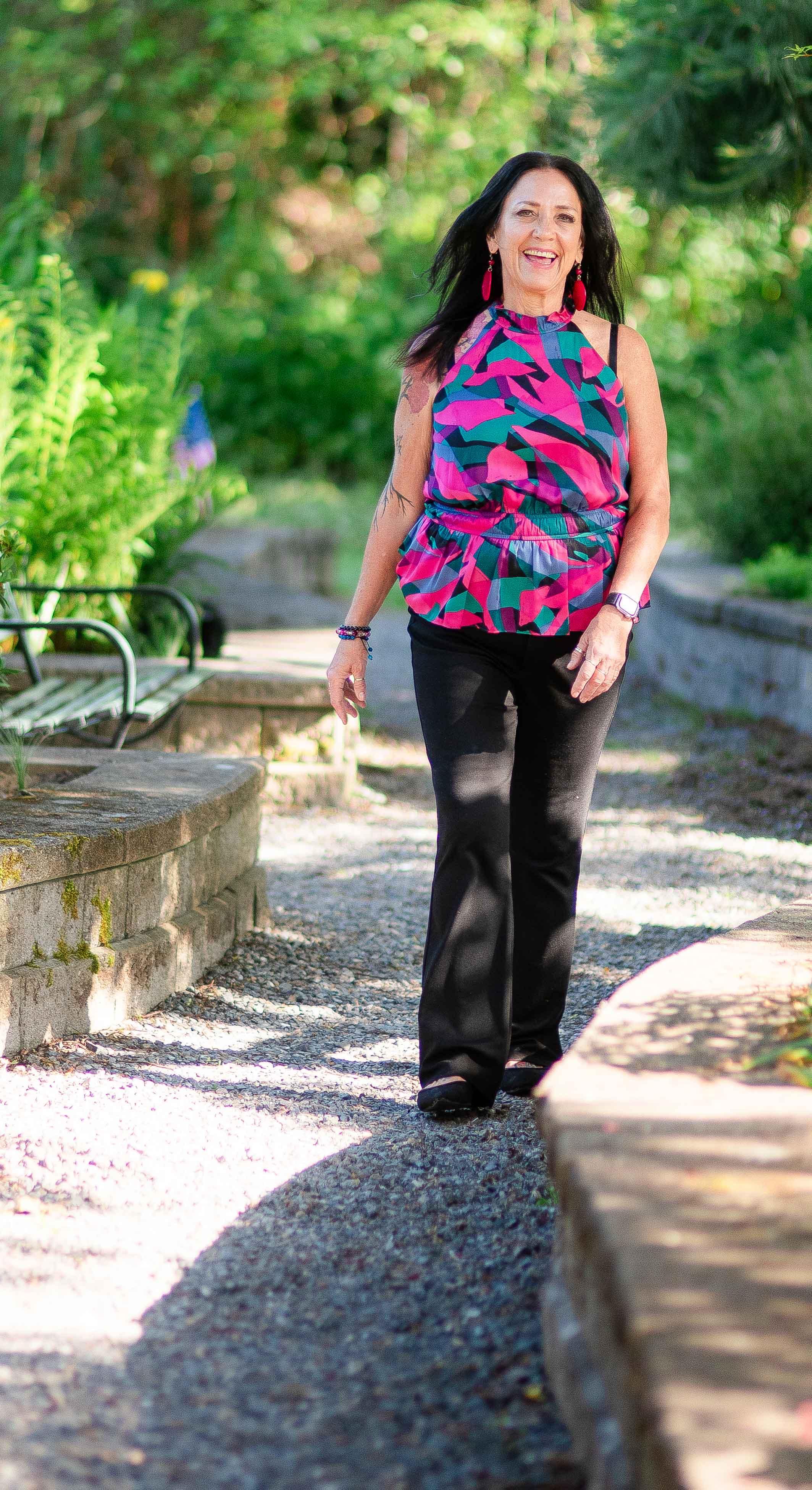 Beverly Whyte Walking